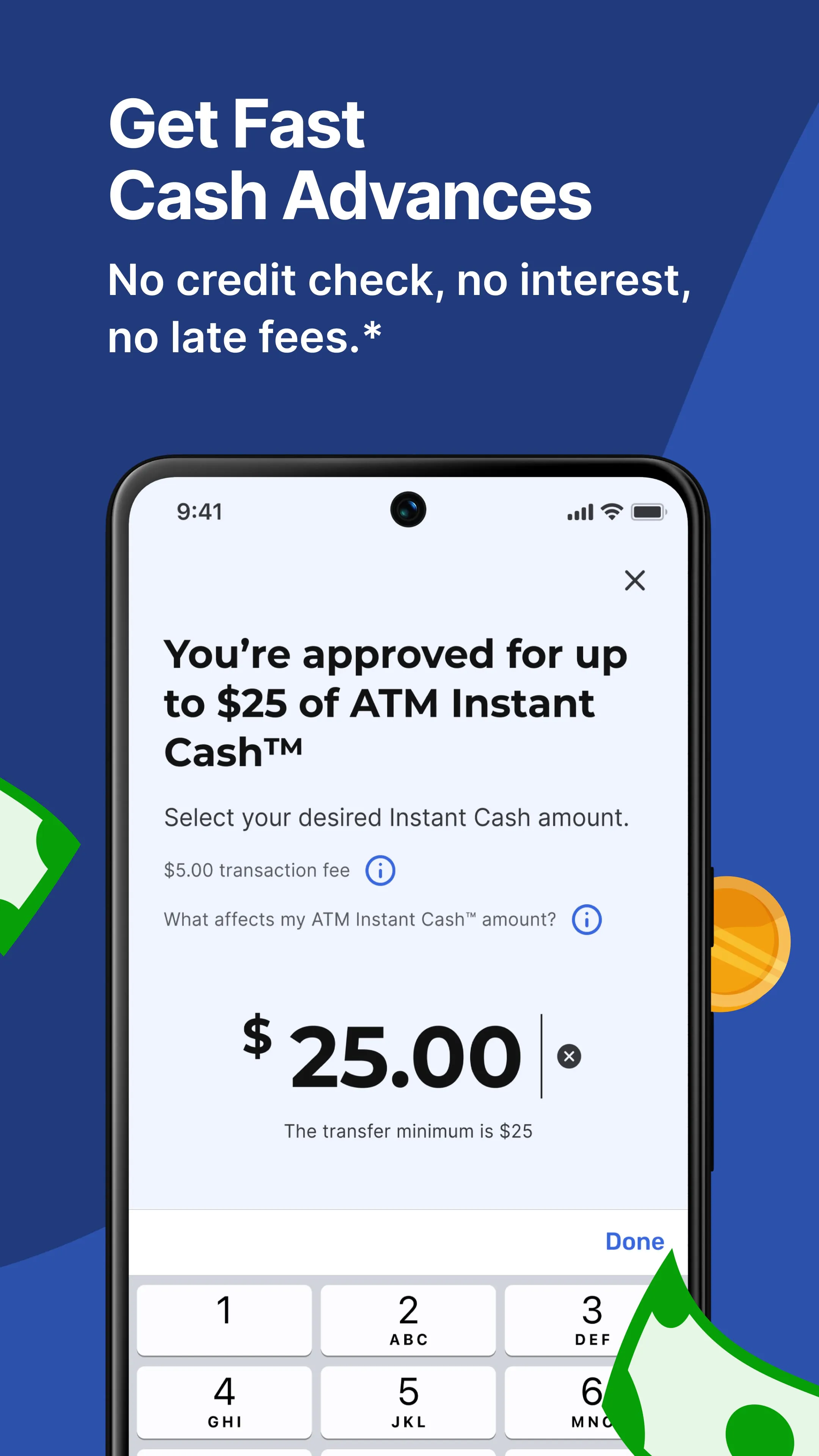 ATM Cash Advance・Instant Money