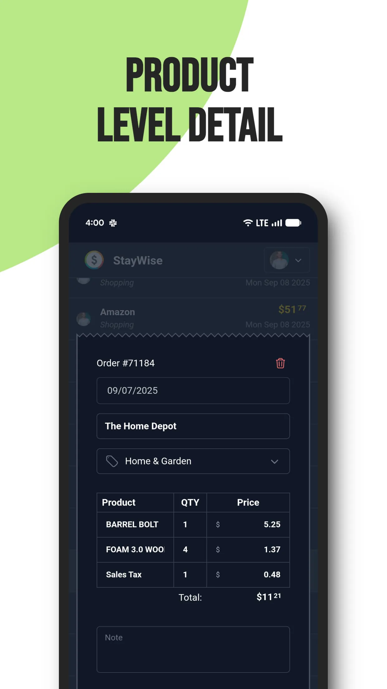 Expense Tracker – StayWise