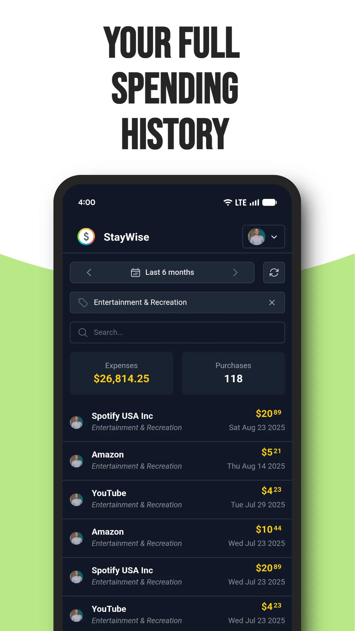 Expense Tracker – StayWise