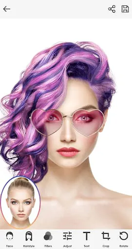 Girls Hairstyles Photo Editor