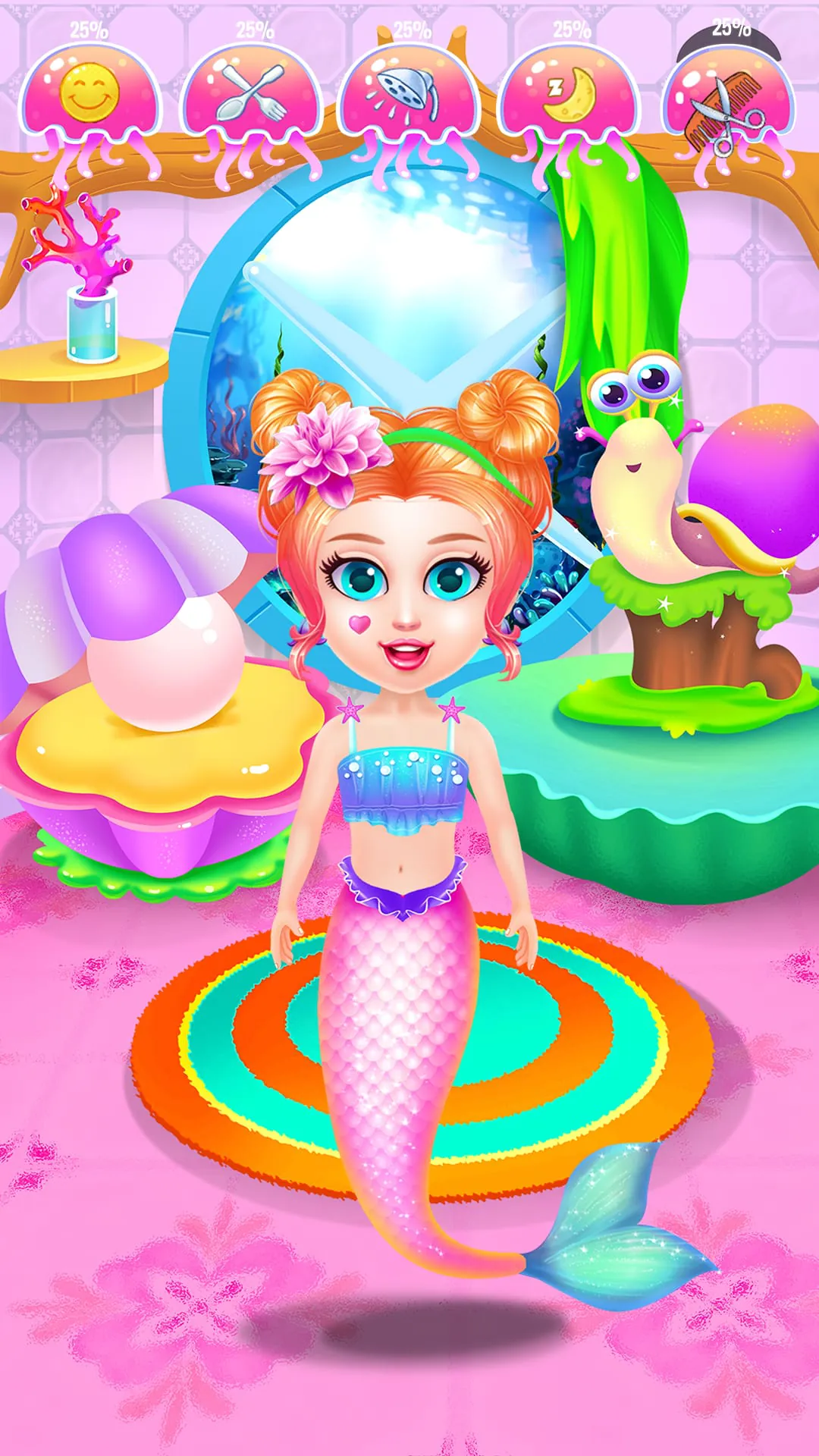 Princess Mermaid At Hair Salon