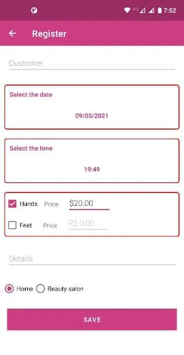 Nail Tech Appointment App