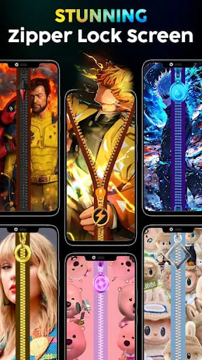 Zipper Lock Screen
