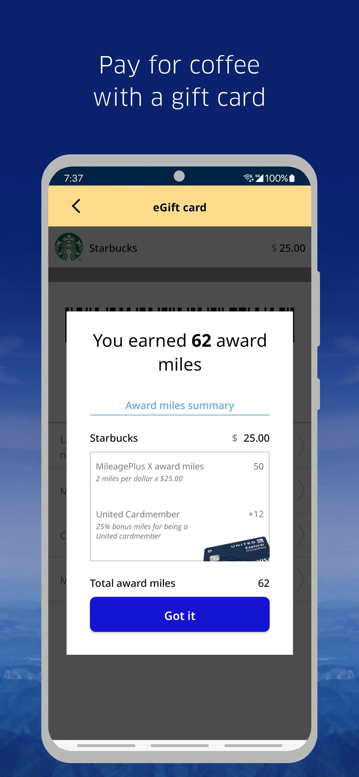 United MileagePlus X