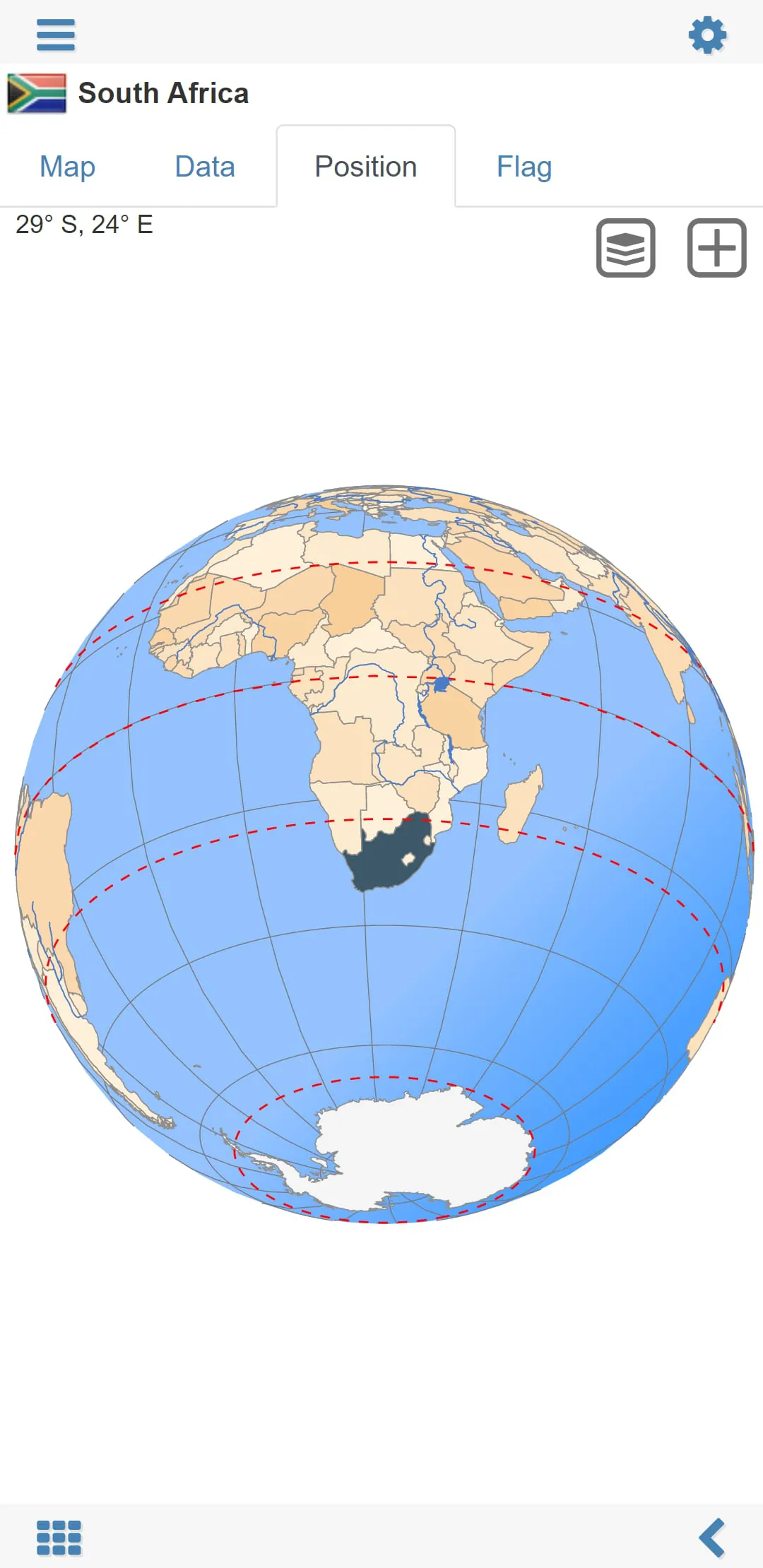 World atlas & world map MxGeo