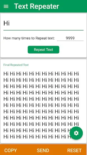 Text Repeater
