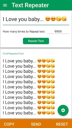 Text Repeater