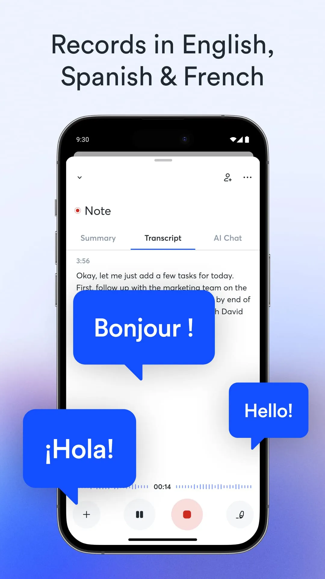 OtterAI Transcribe Voice Notes