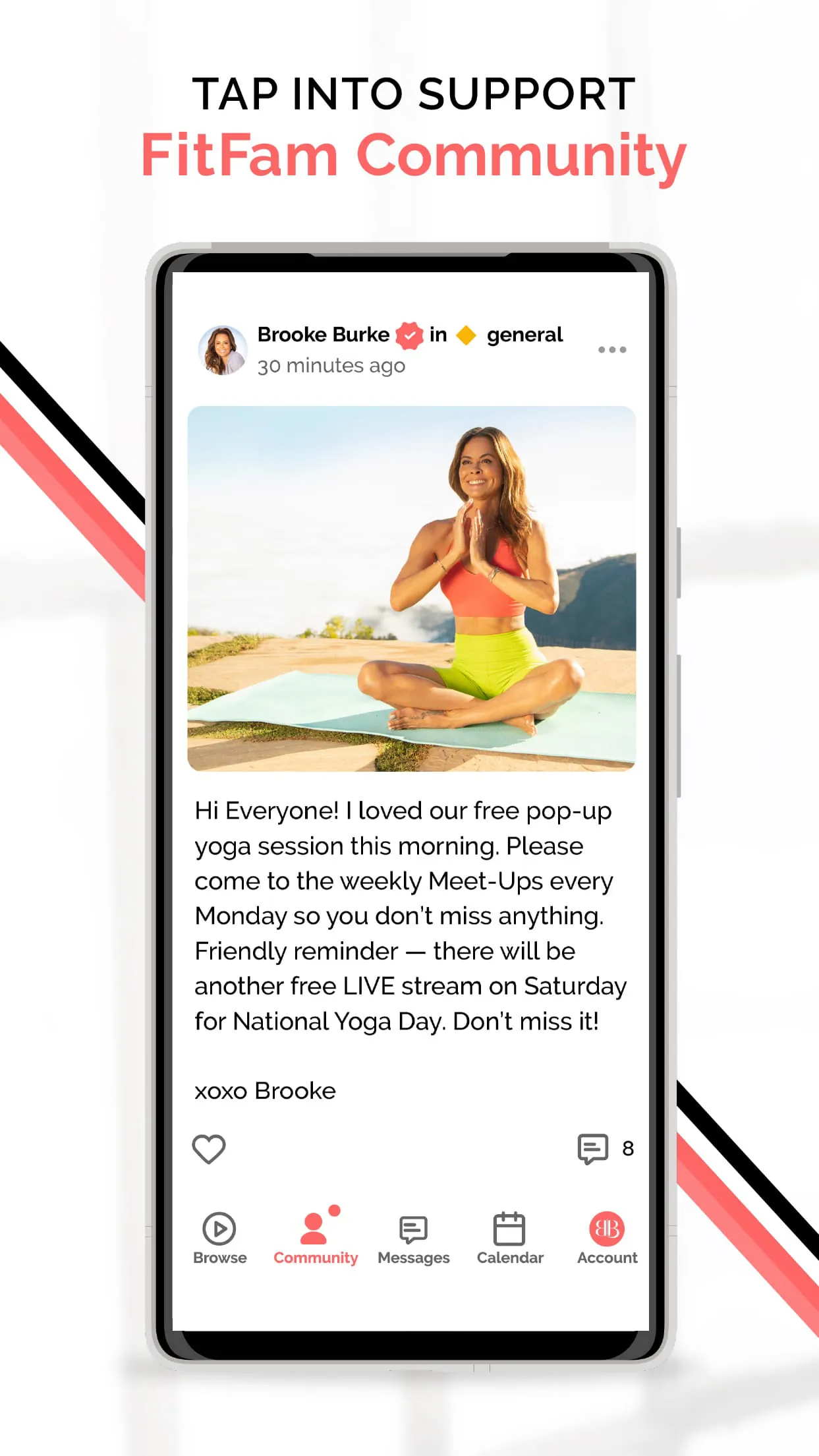 Brooke Burke Workouts + LIVE