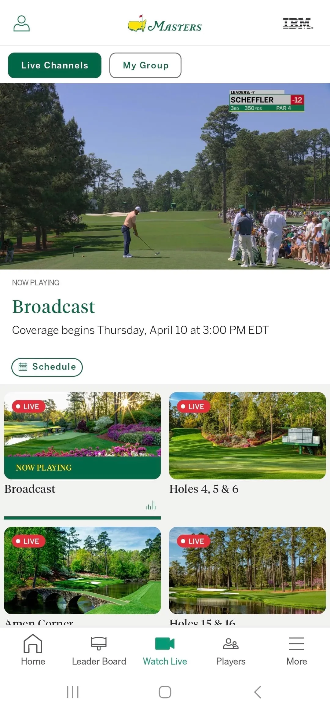 The Masters Golf Tournament