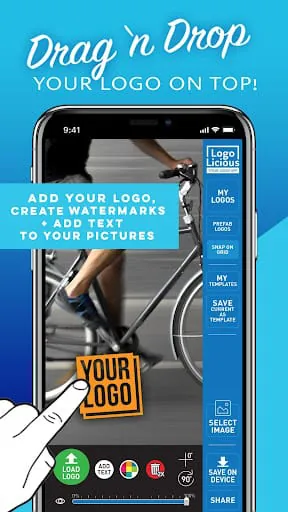 LogoLicious Add Your Logo App