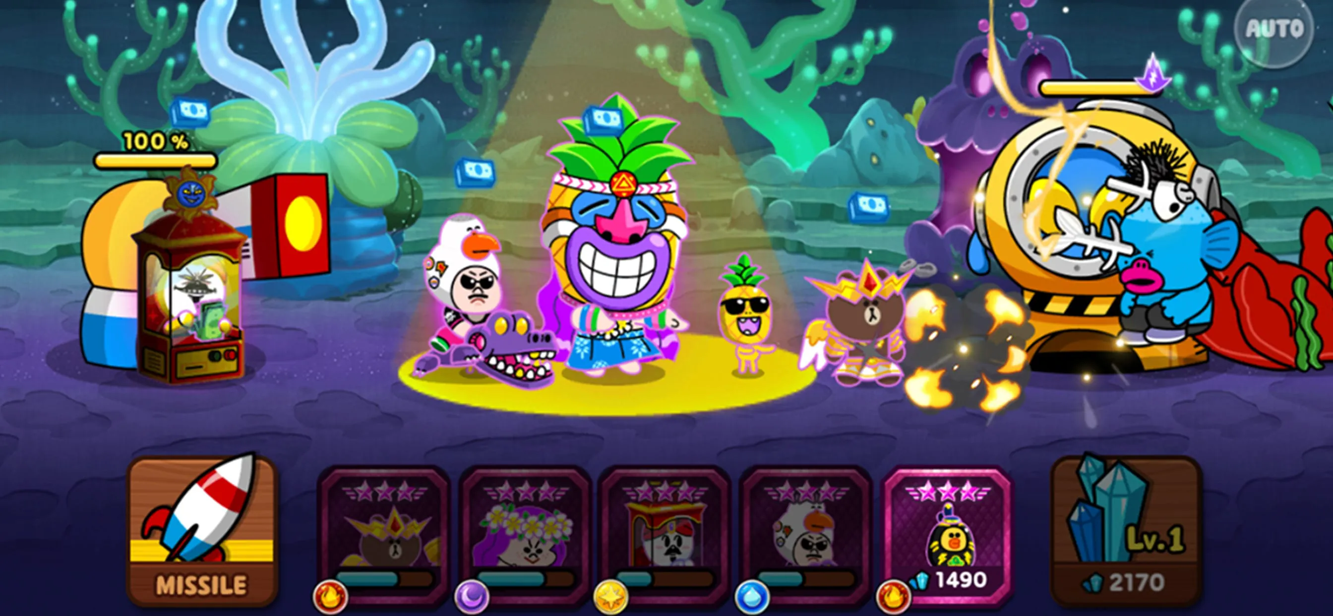 LINE Rangers x RoR III Tie