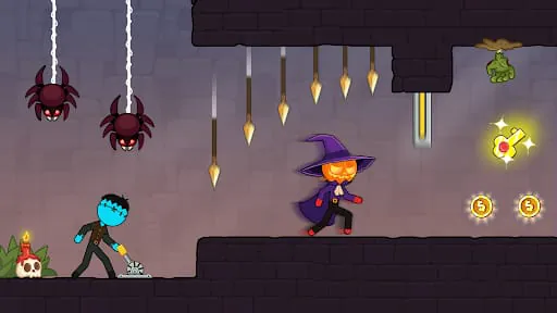 Fire and Water Stickman 2