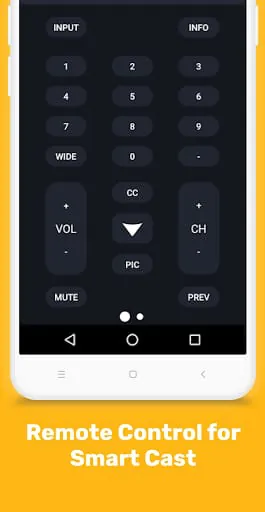 Remote for Vizio Smart TV