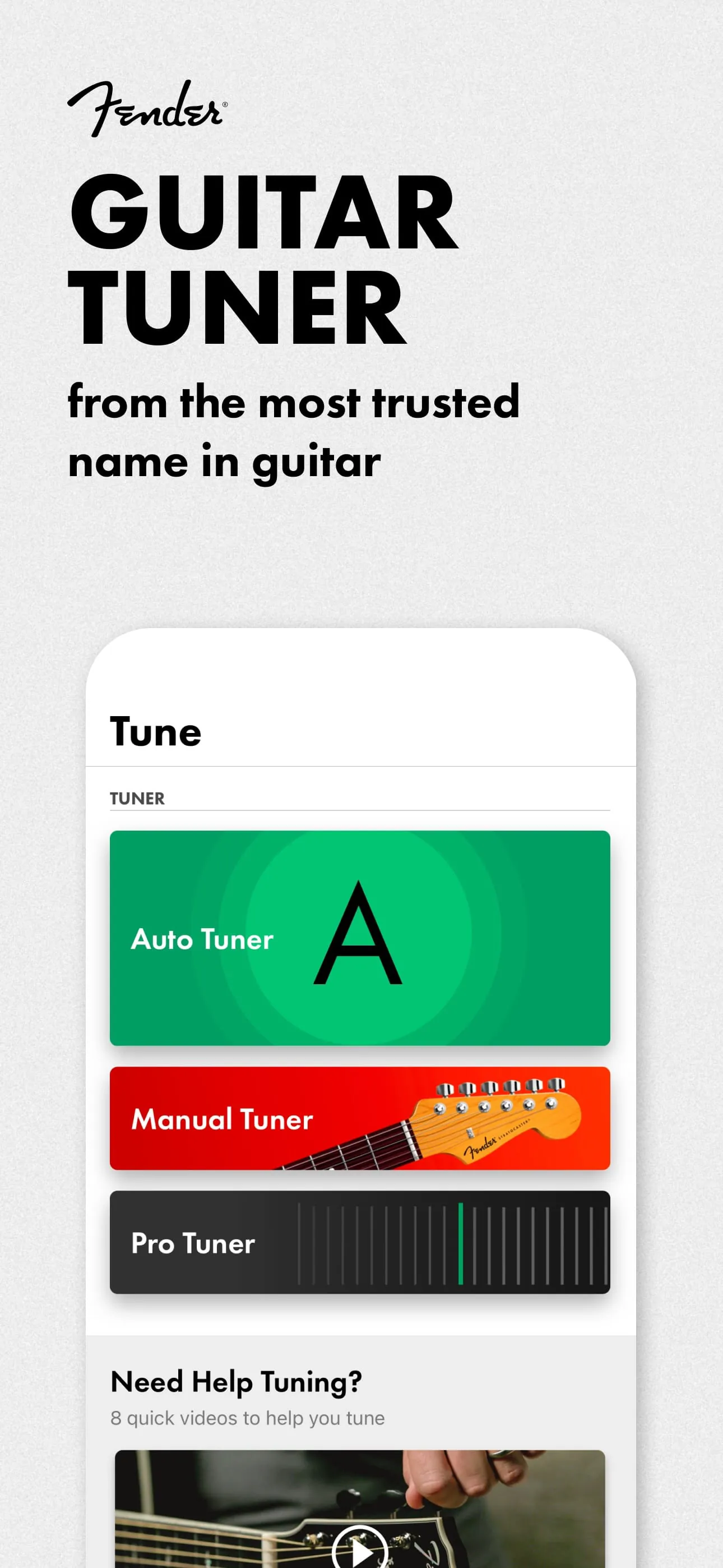 Fender Guitar Tuner