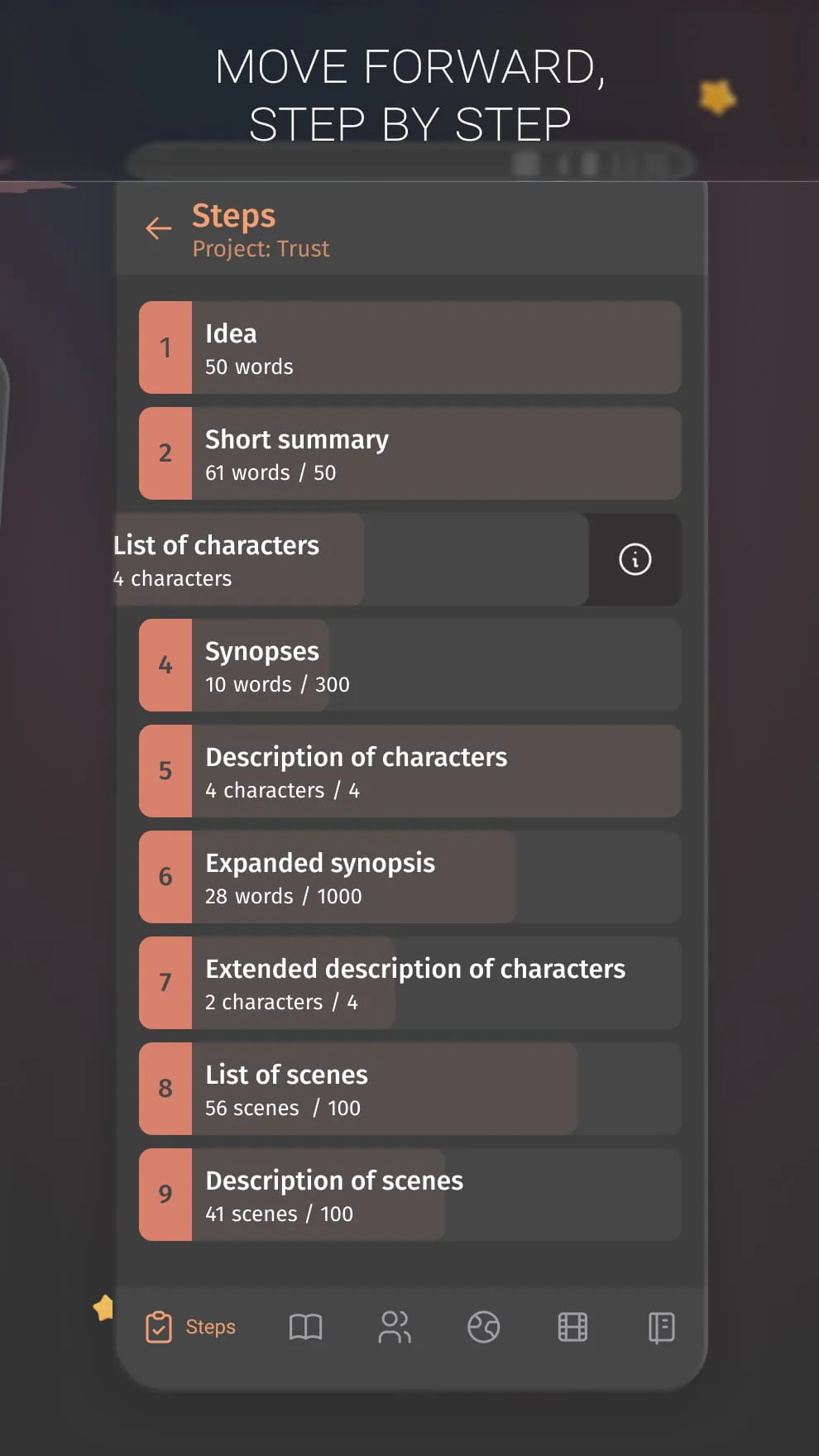 Fabula. Story Planner