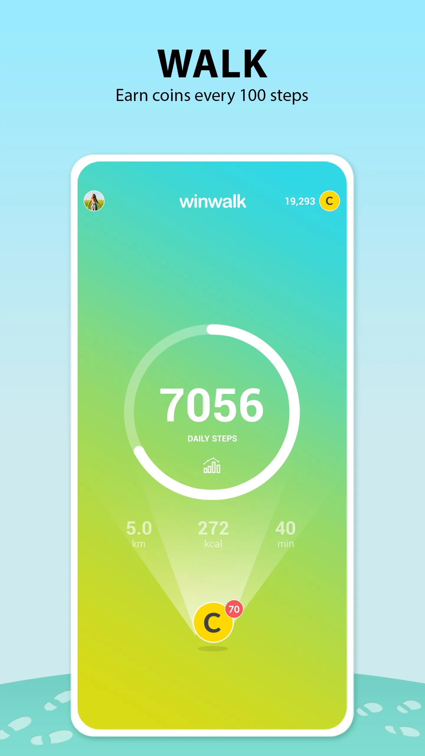 Winwalk Step Tracker & Rewards