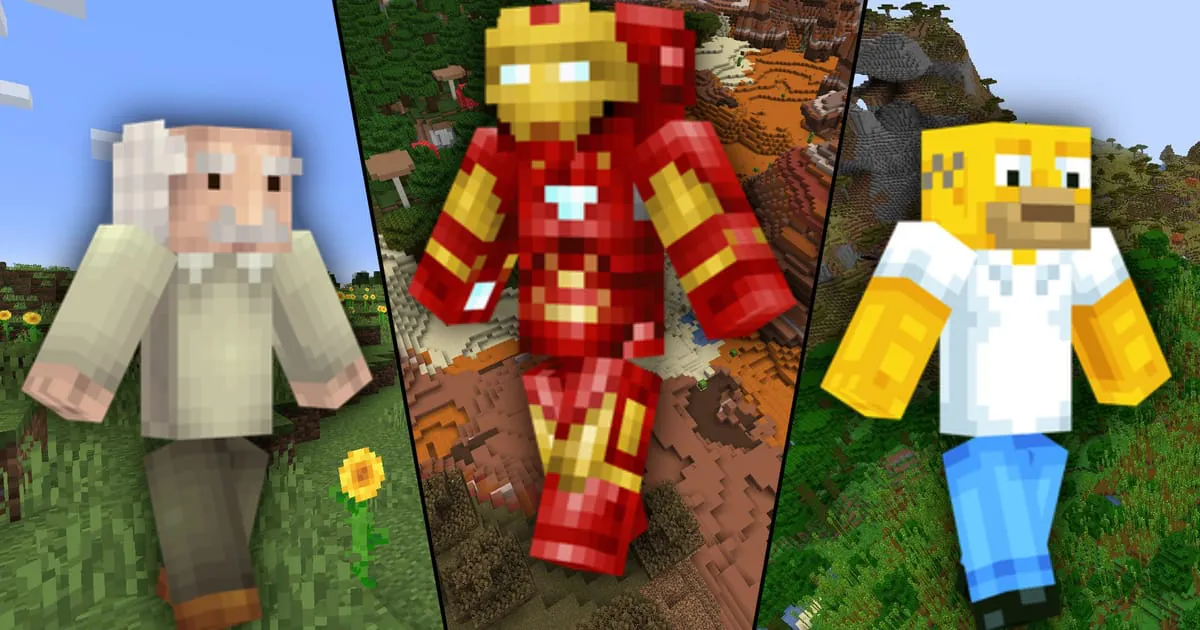 minecraft mods maps skins