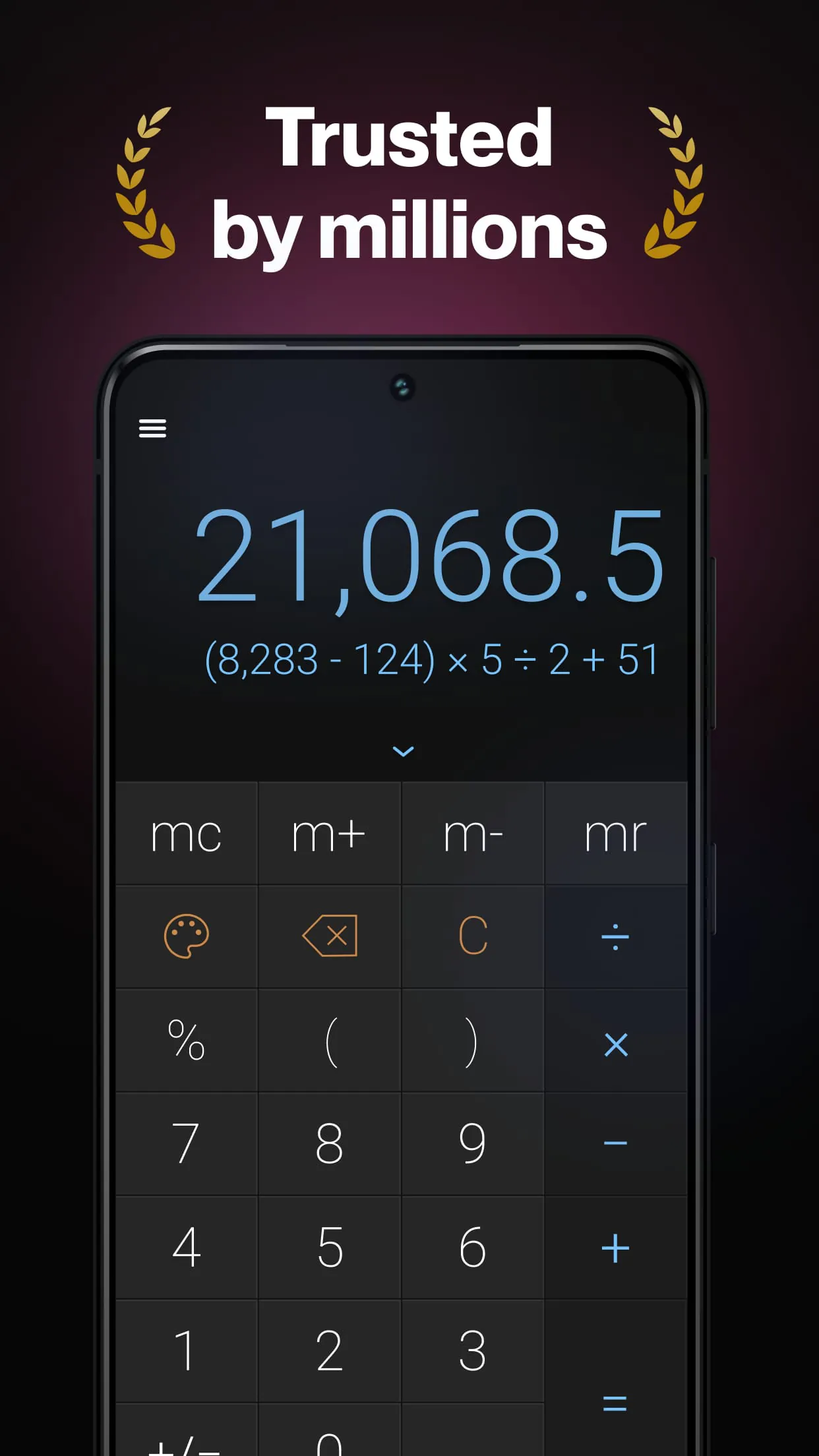 CALCU Stylish Basic Calculator