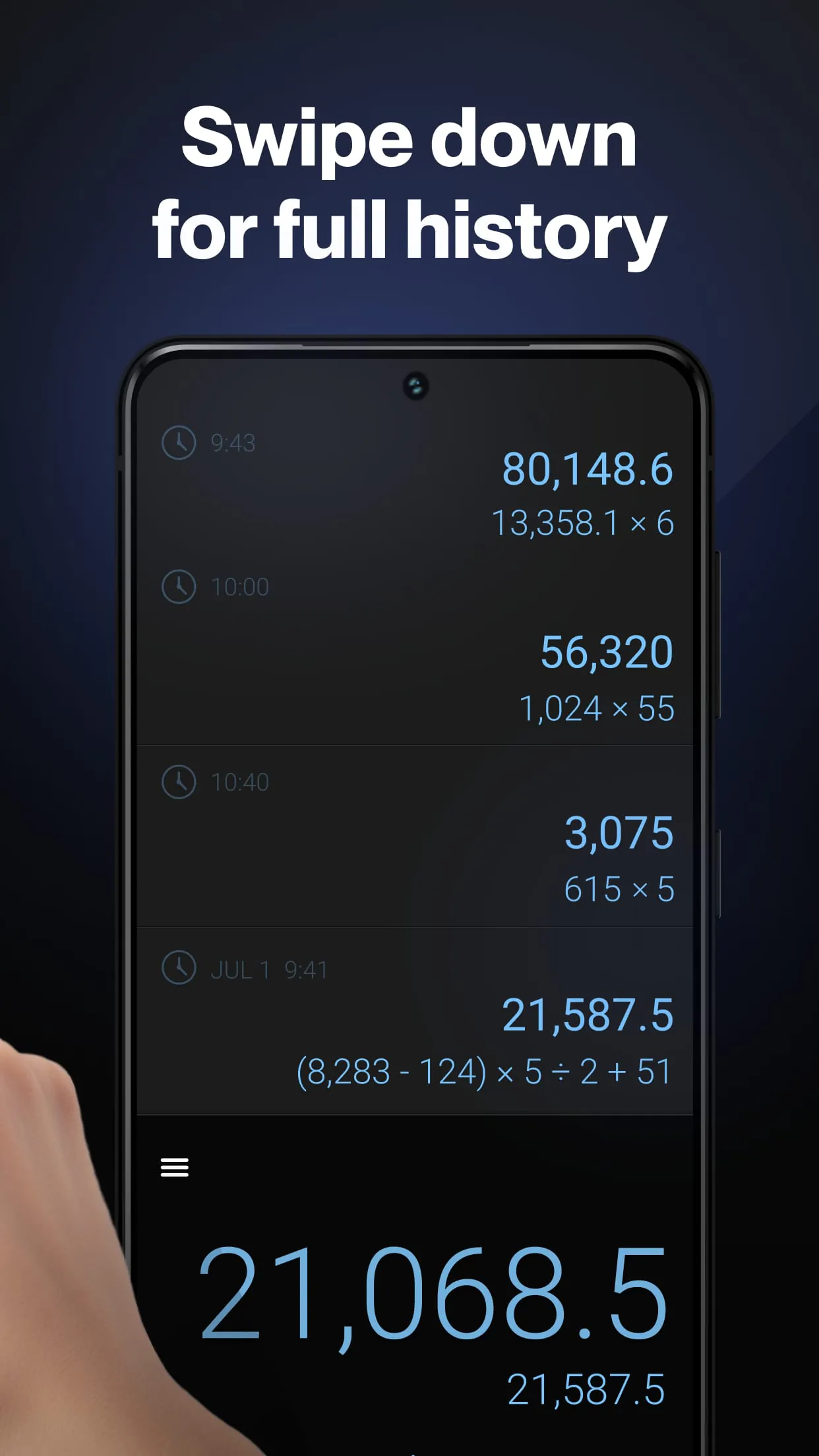 CALCU Stylish Basic Calculator