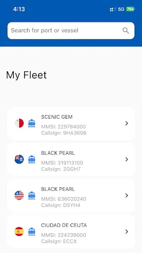 Vessel Tracking