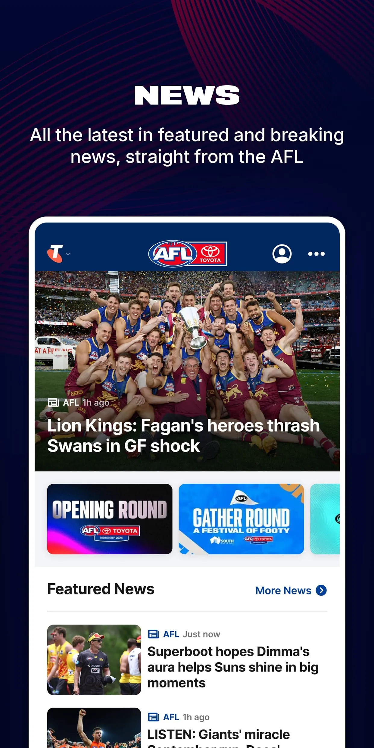 AFL Live Official App