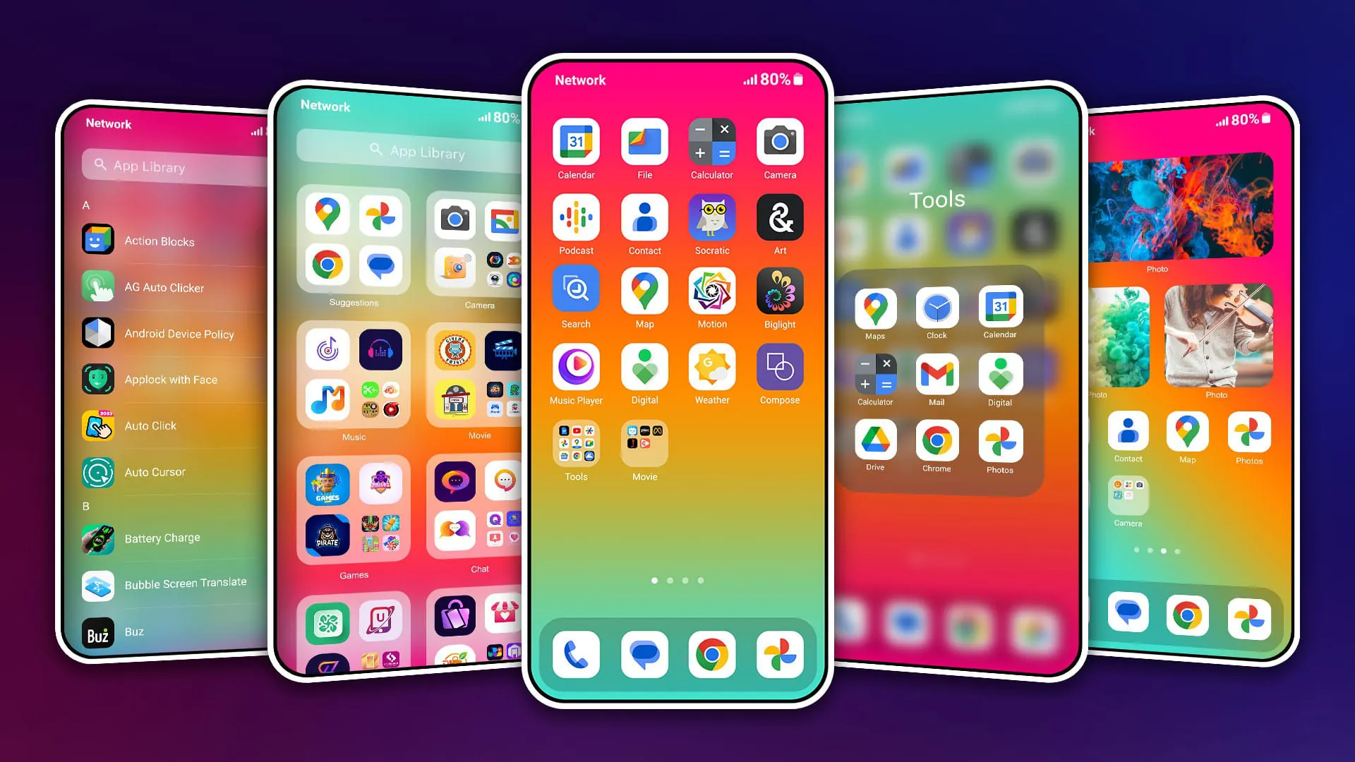 HiPhone Launcher OS Phone