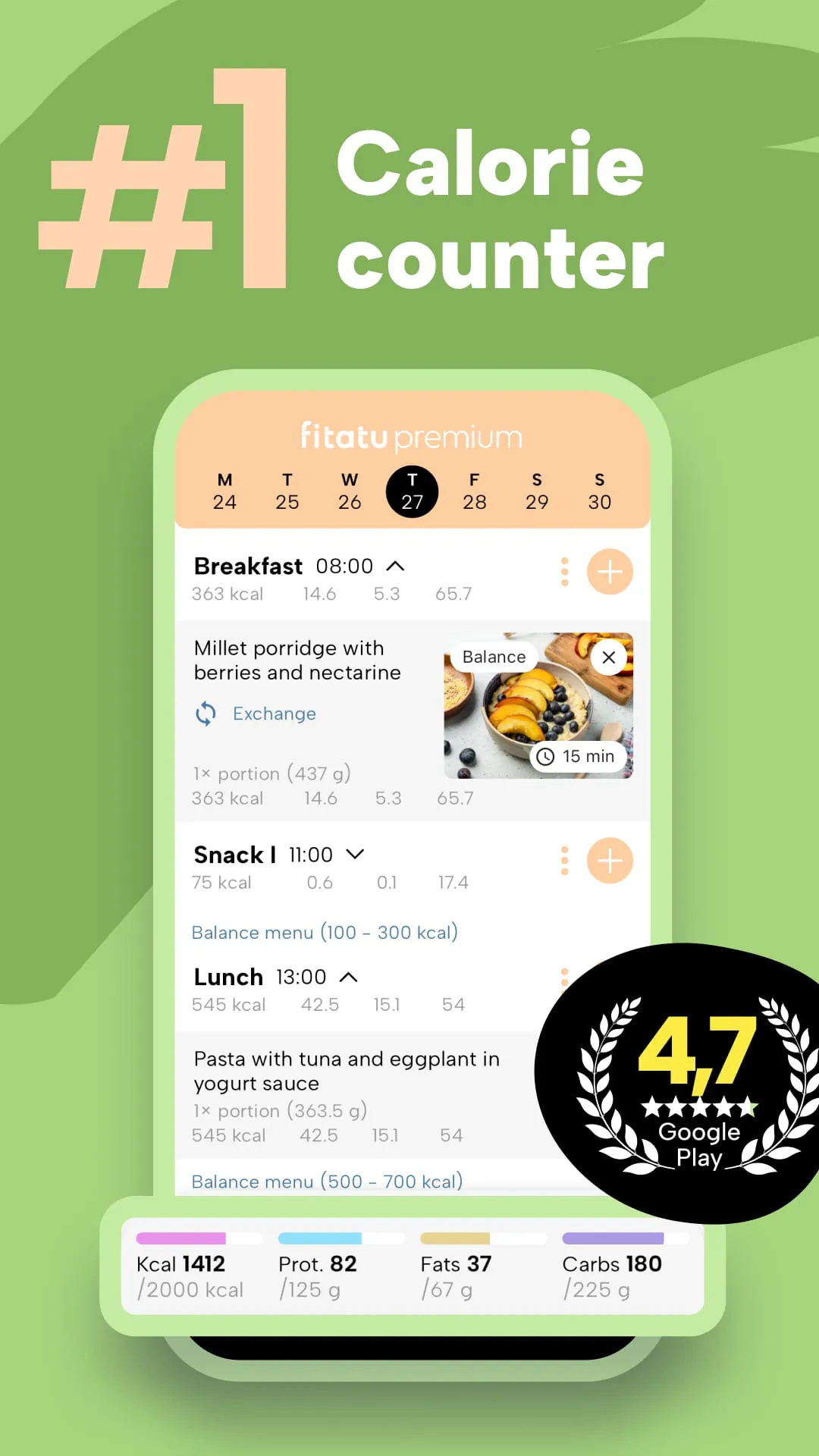Fitatu AI Calorie Counter
