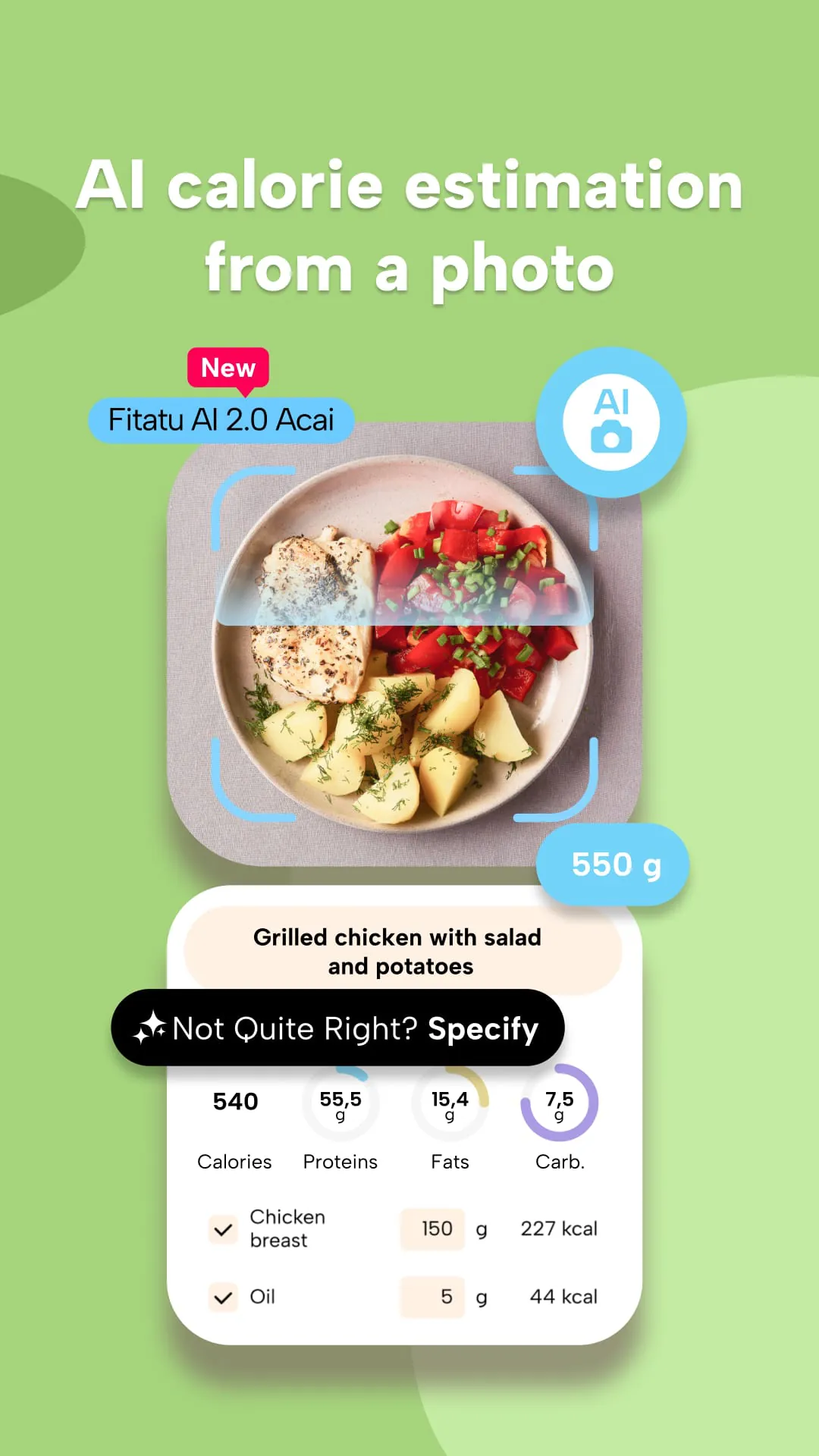 Fitatu AI Calorie Counter
