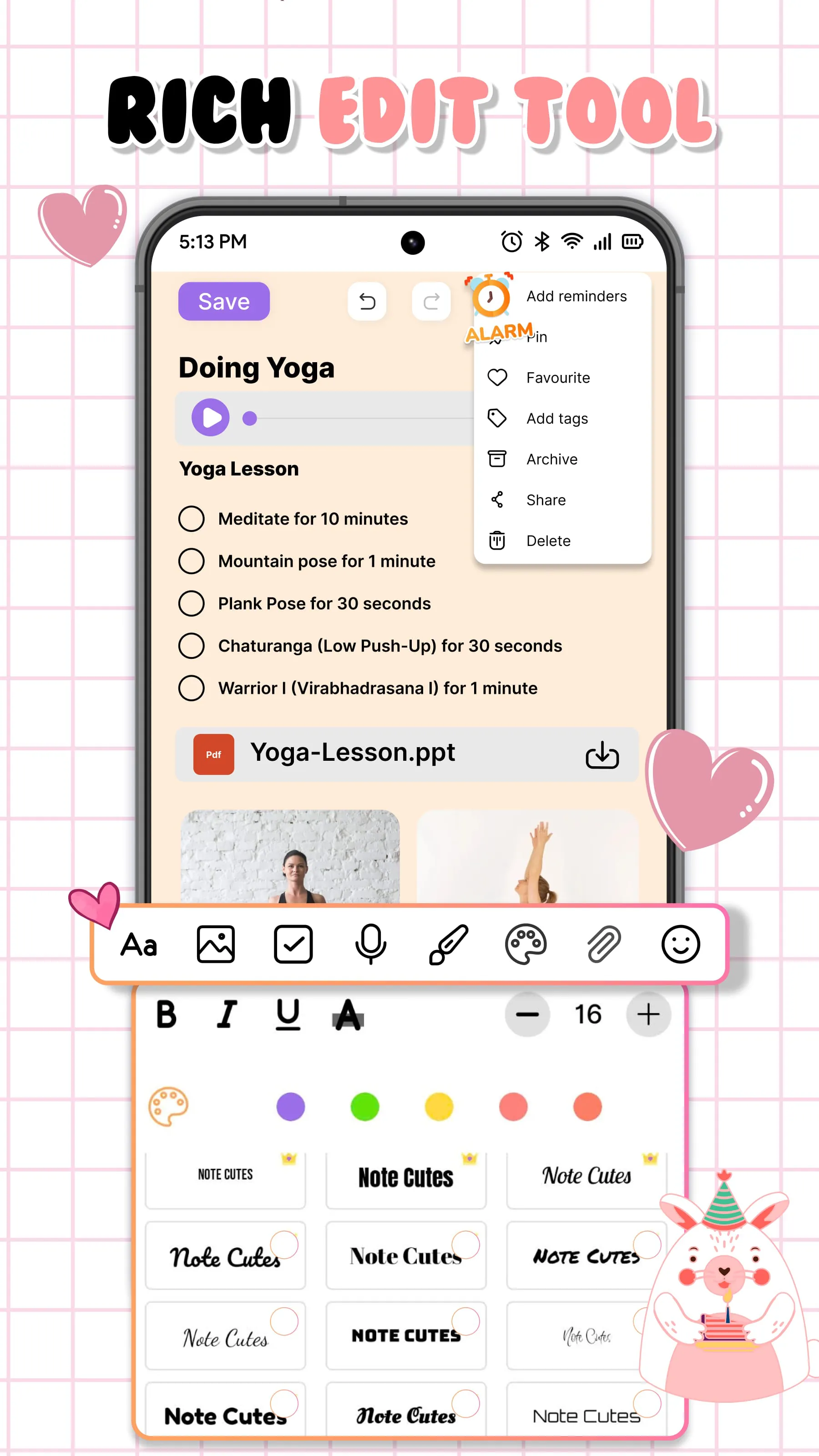 Cute Notes Notebook & Organize