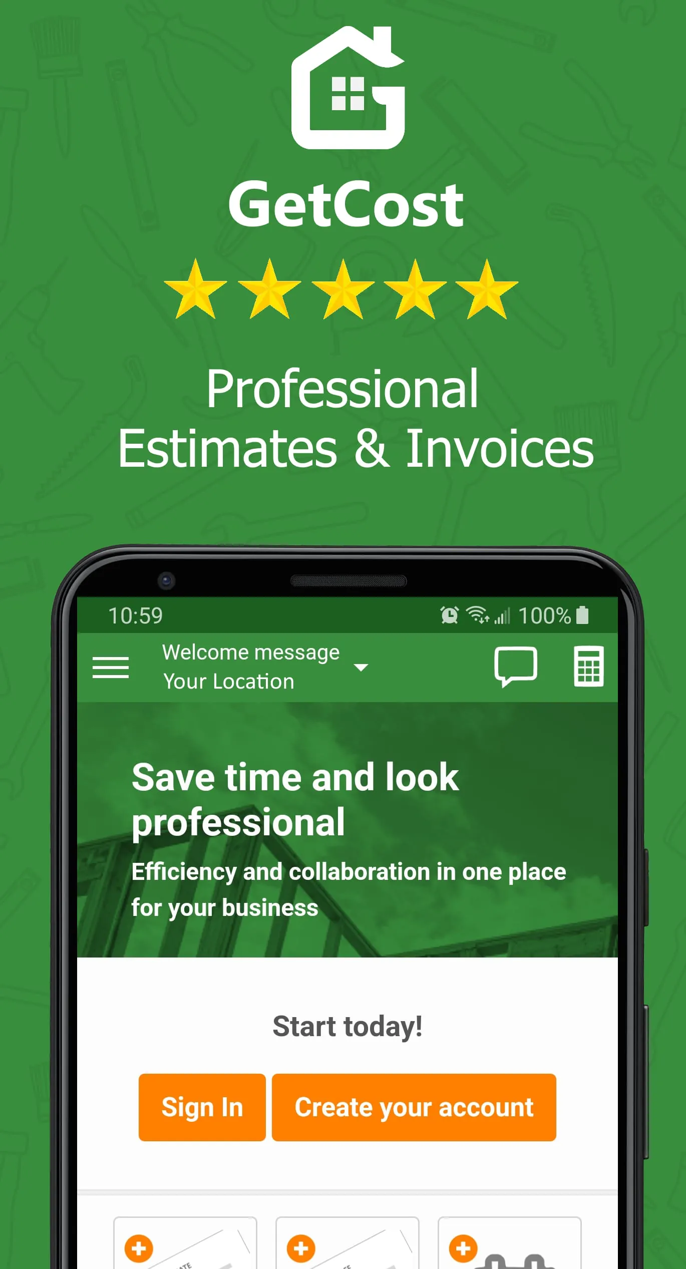 Contractor Estimate & Invoice