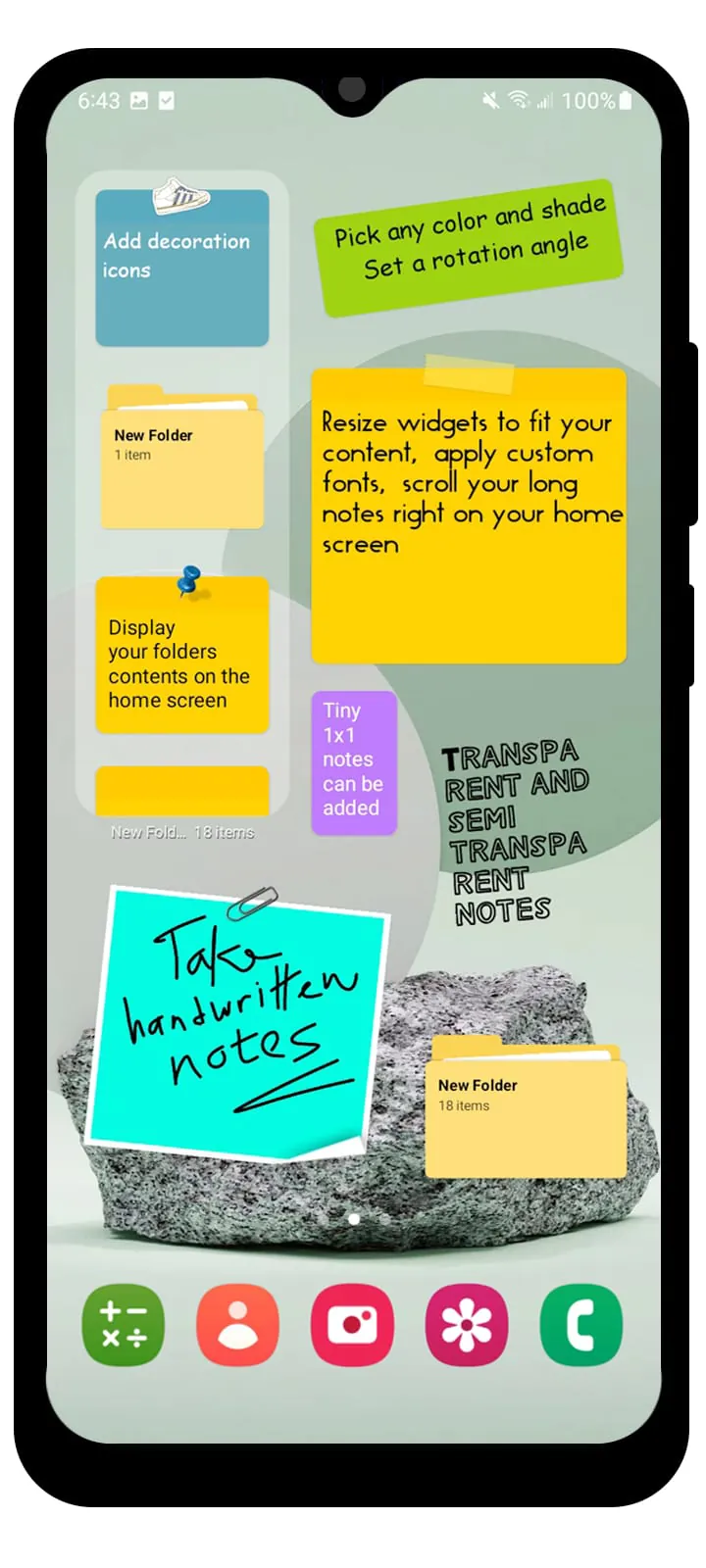 WeeNote Notes and Widget