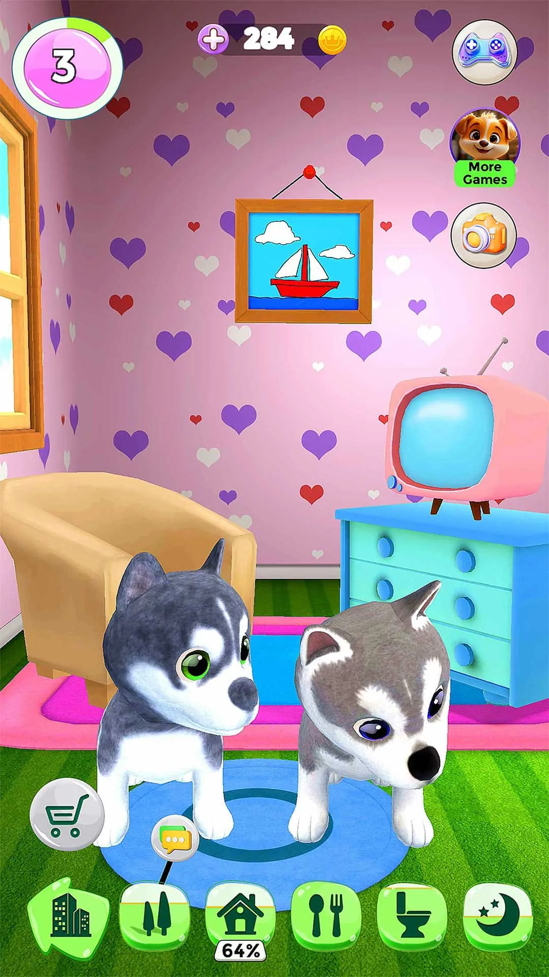 Talking Husky Dog