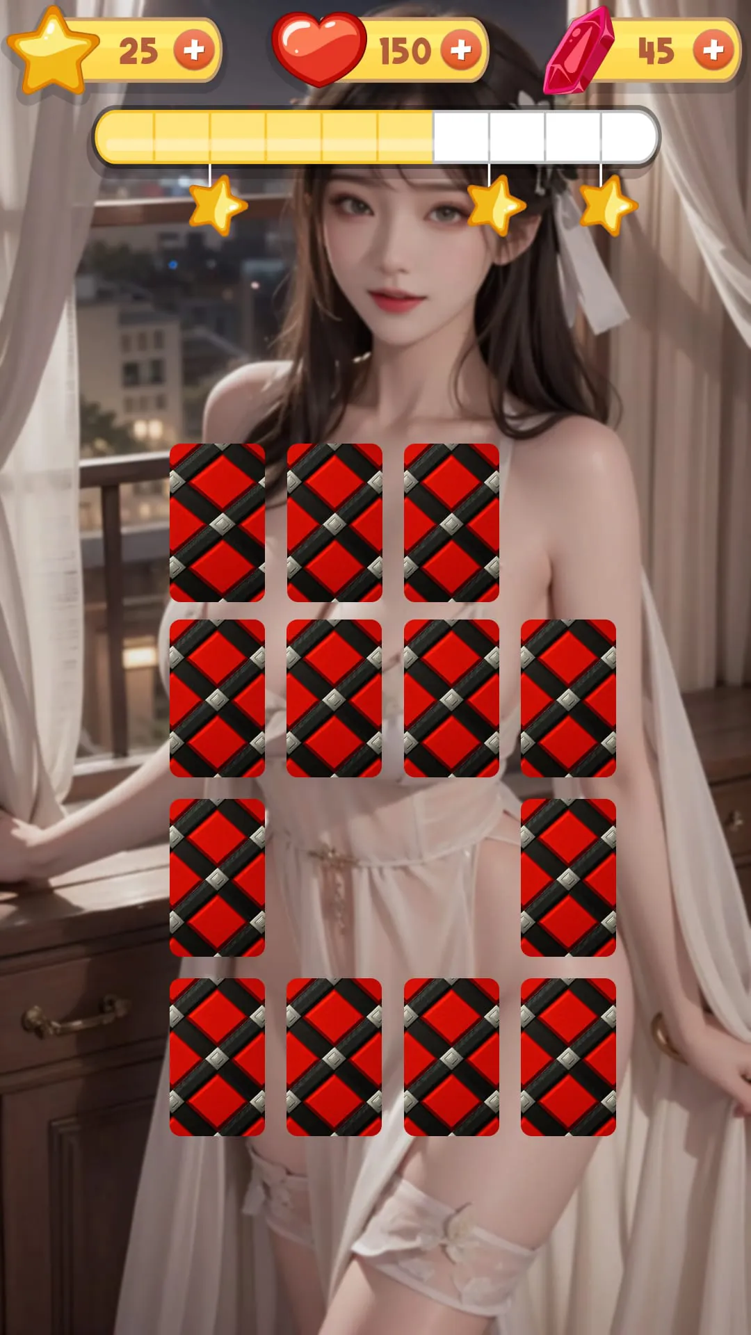 Match Girl CardFlip Adult Game