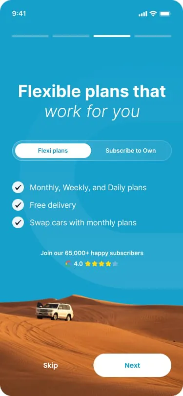 invygo car rental & subscribe