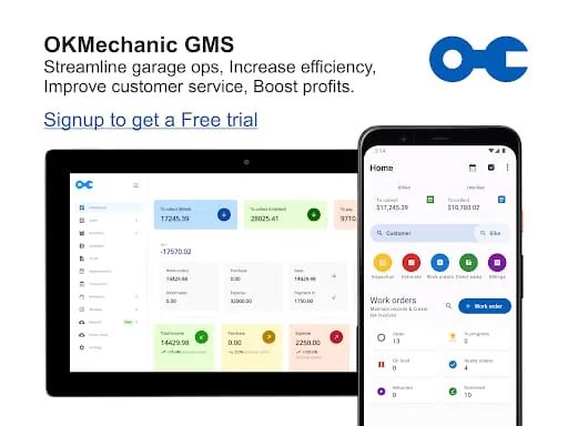 OKMechanic Garage Management