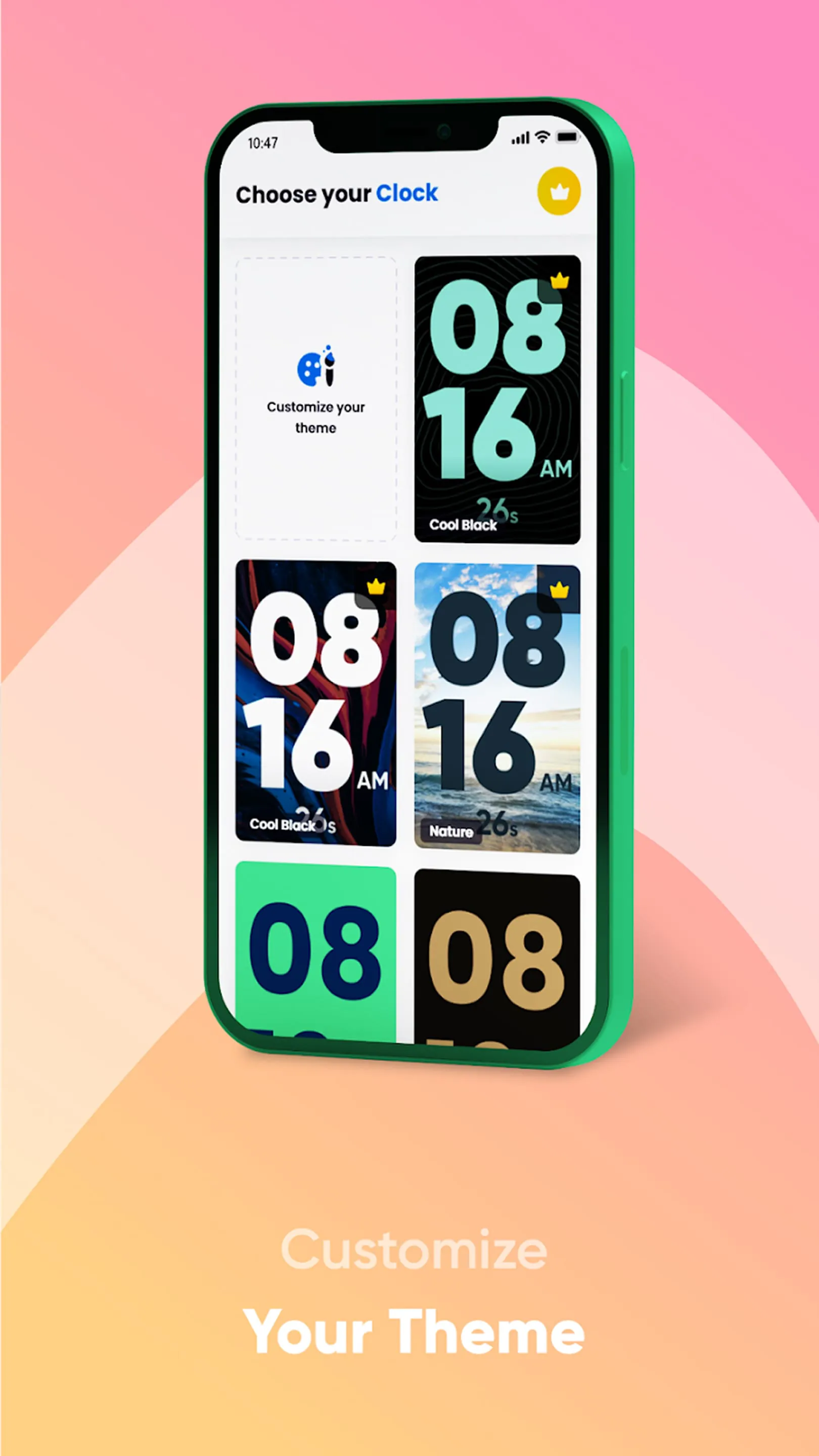 Huge Digital Clock Widget