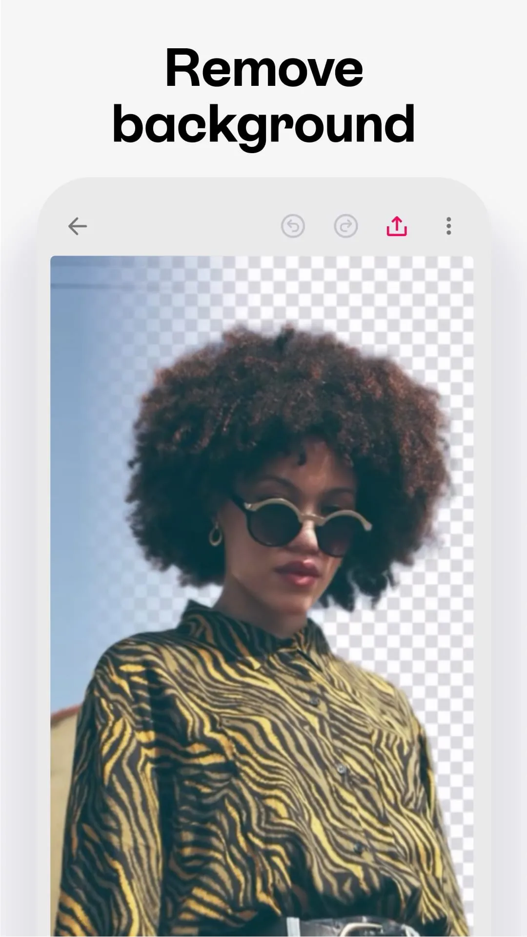 Bazaart AI Photo Editor Design