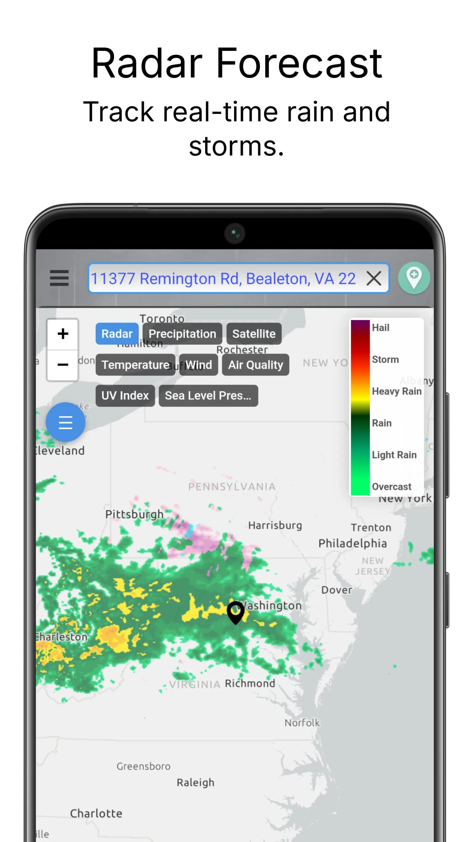Dark Sky Tech & Radar Forecast