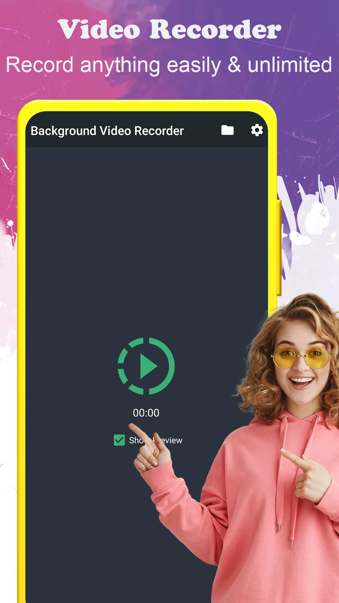 Background video recorder