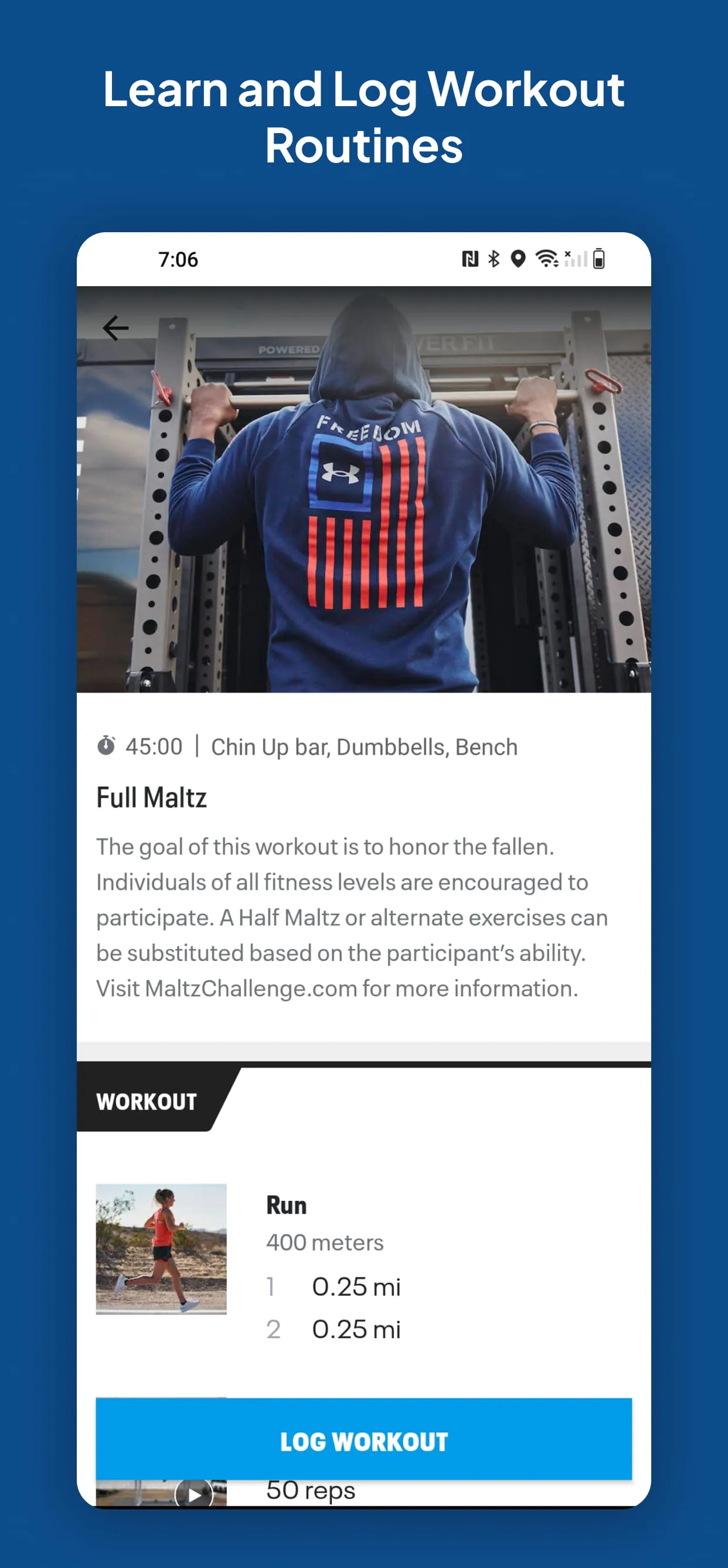 Map My Fitness Workout Tracker