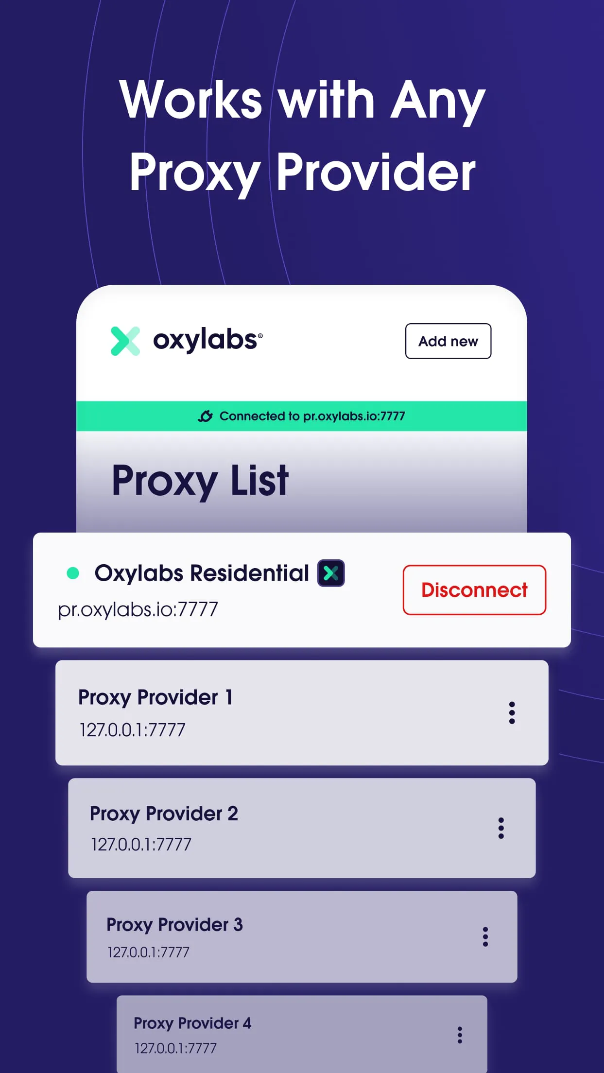Oxy® Proxy Manager