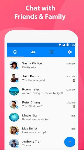 Messenger Text and Video Call