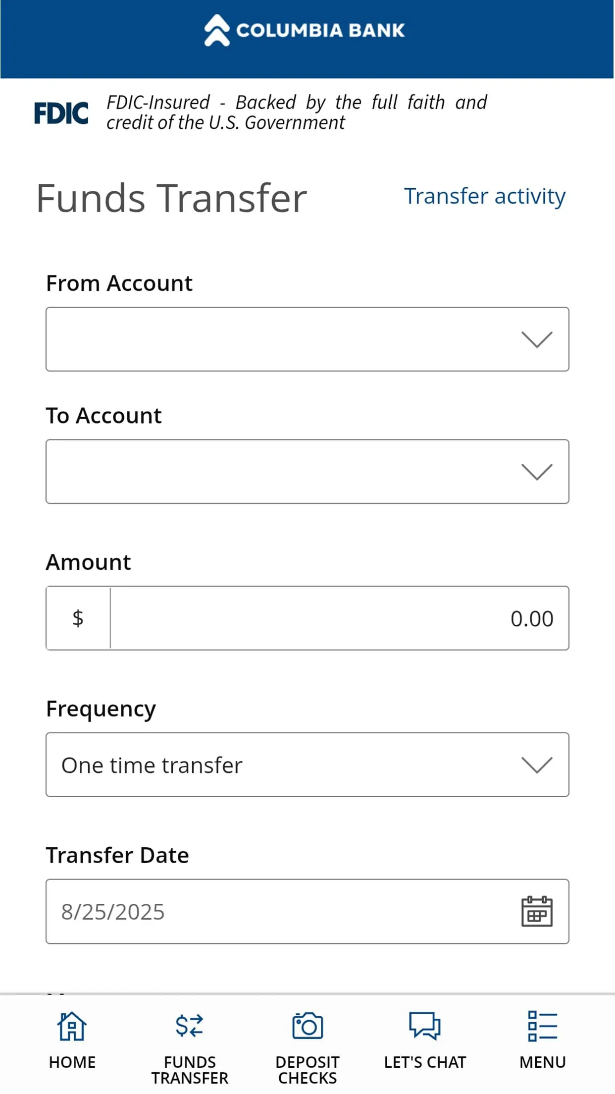 Columbia Mobile Banking