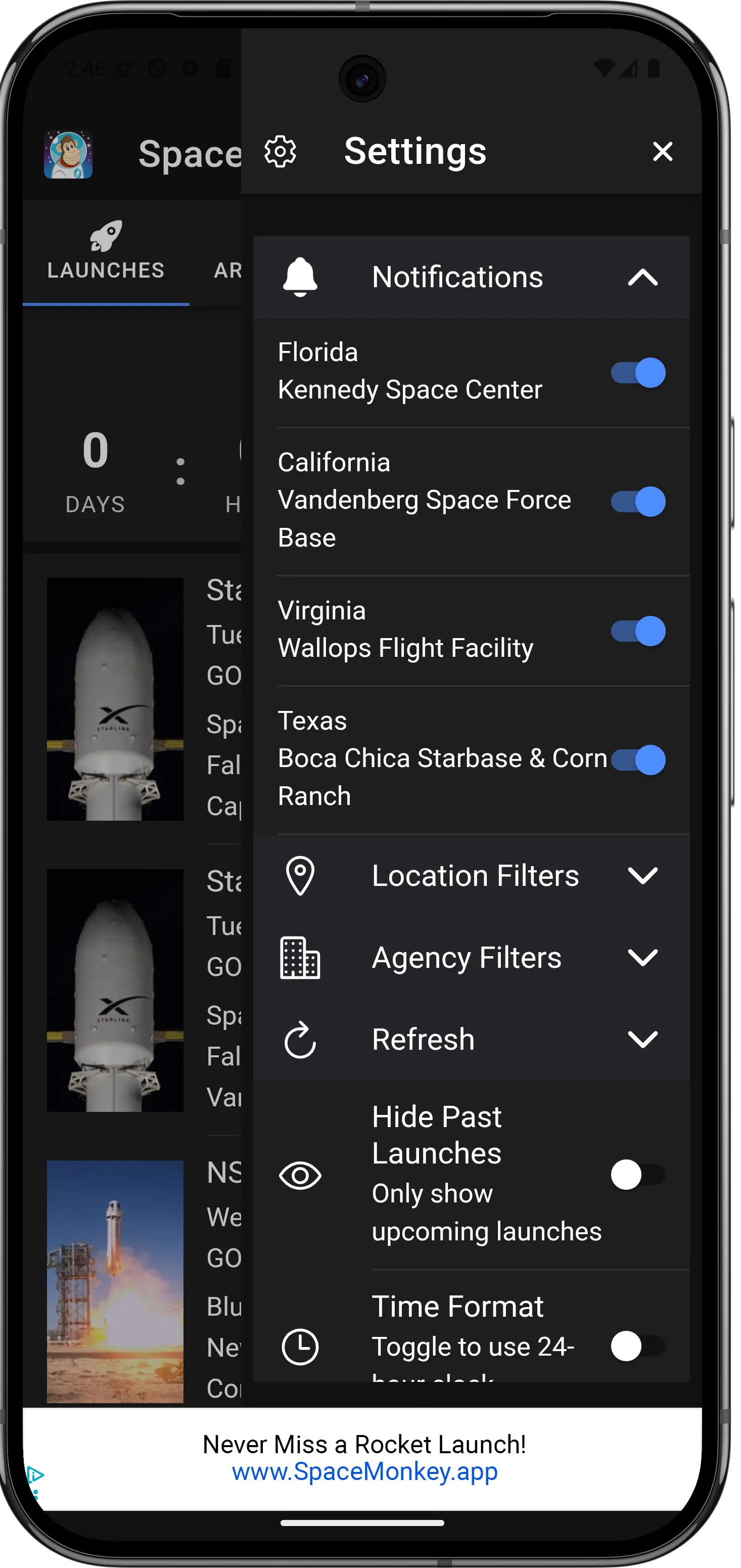 Space Launch Schedule