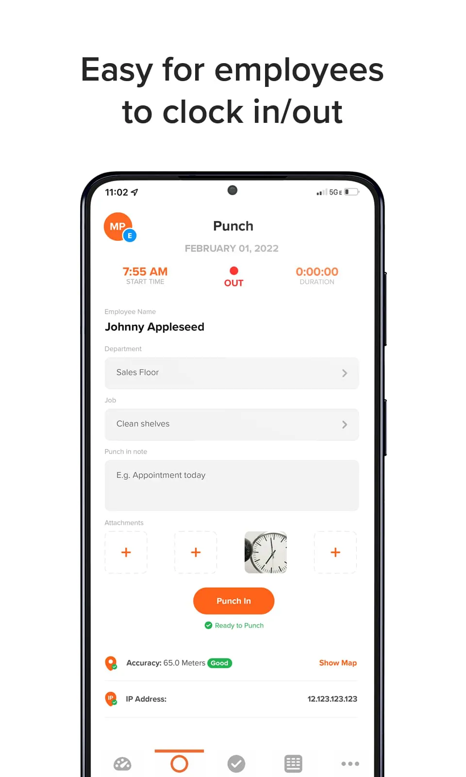 OnTheClock Employee Time Clock