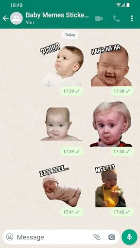 Baby Memes Stickers WASticker