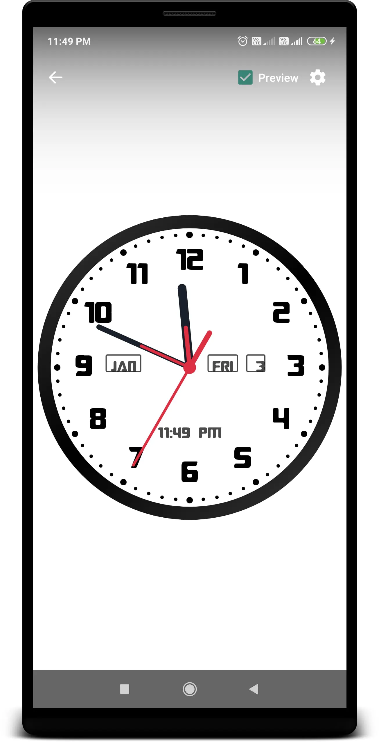 Analog Clock Live Wallpaper