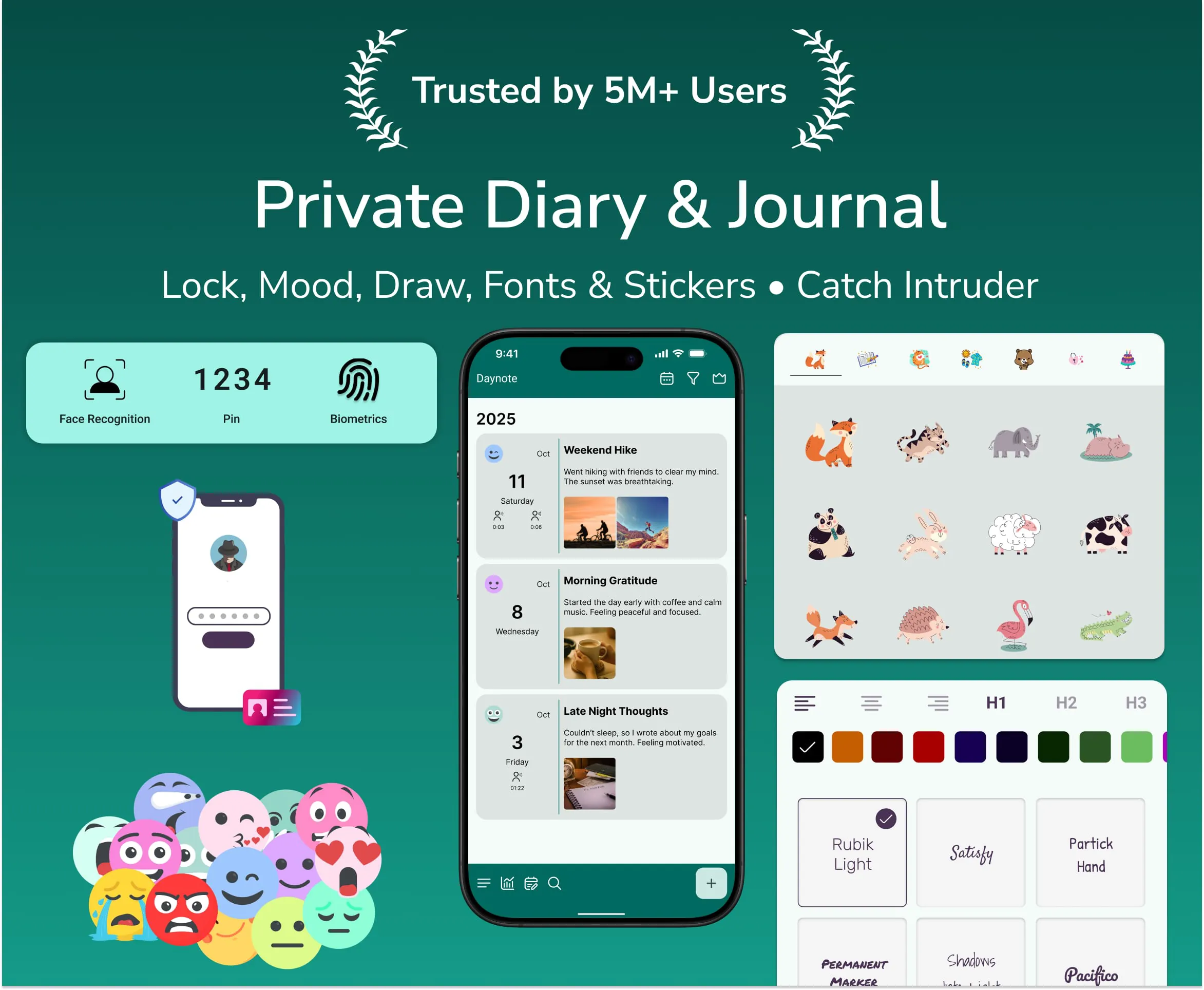 Daynote | Diary with Lock