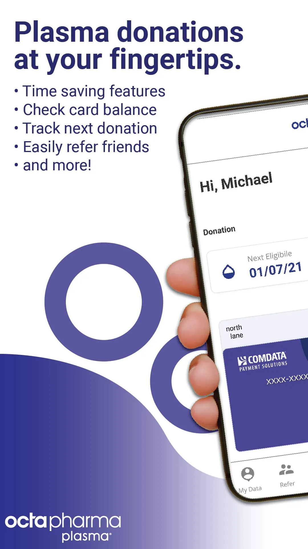 OctaApp – Donate Blood Plasma!